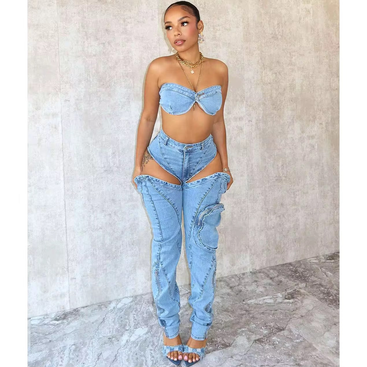 Rodeo Rebel Denim Set