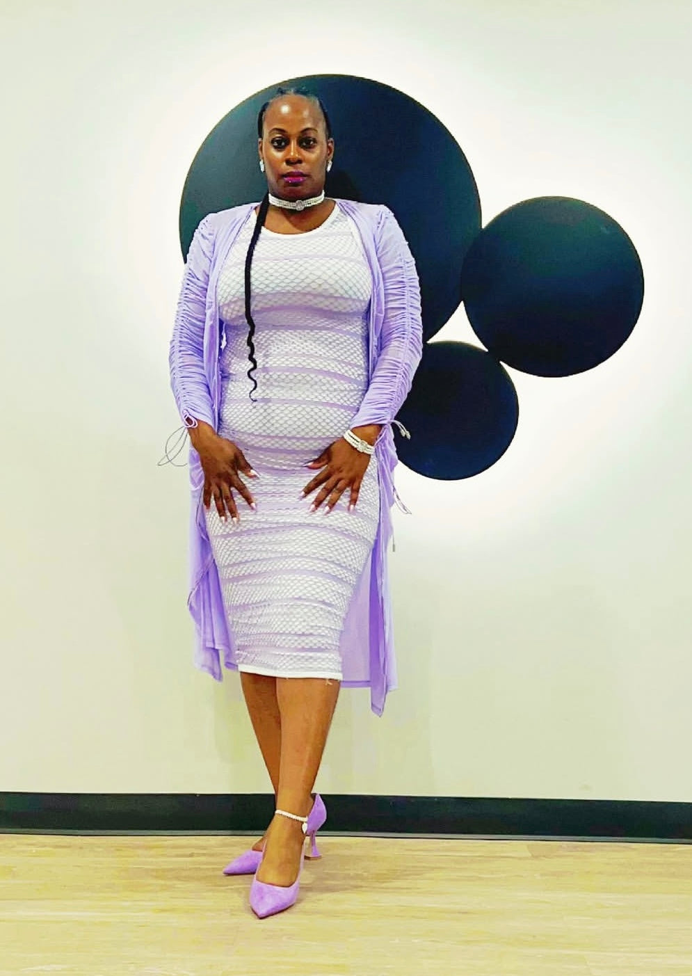 Caught Up Layered Net Dress
