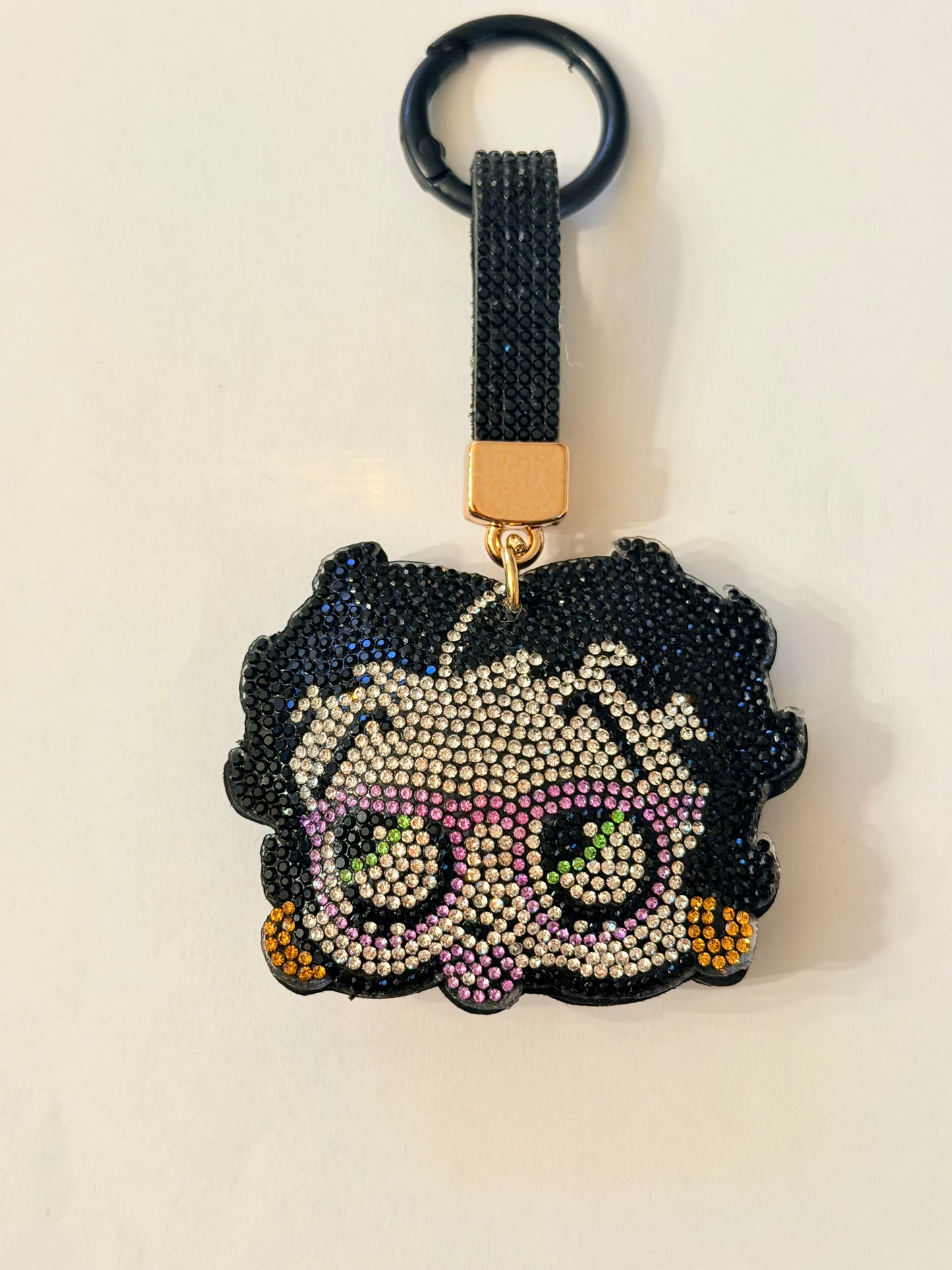 Soft Plush Bling Keychains