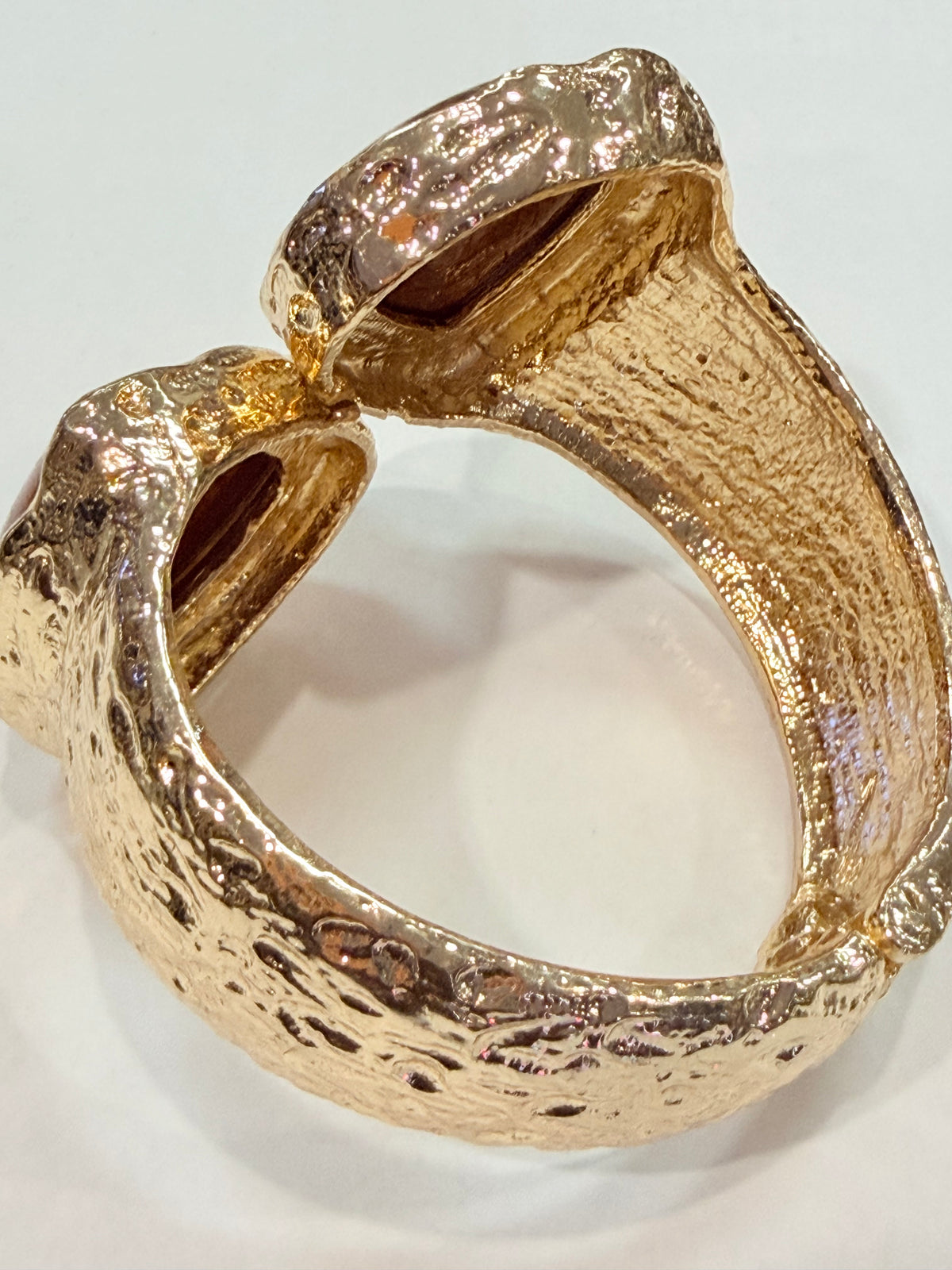 Crimson Crush Statement Bangle