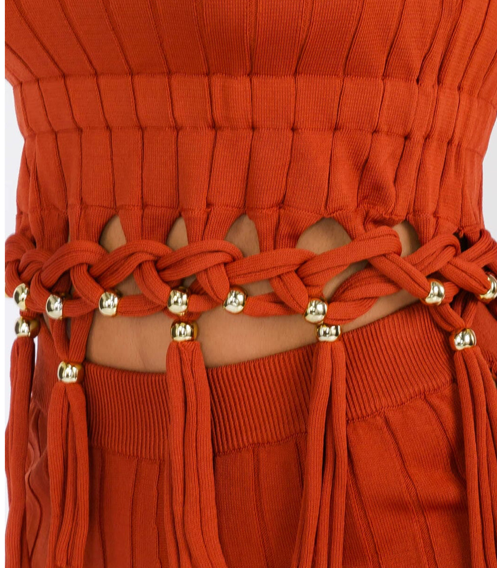 Gold Hour Lace-Up Set