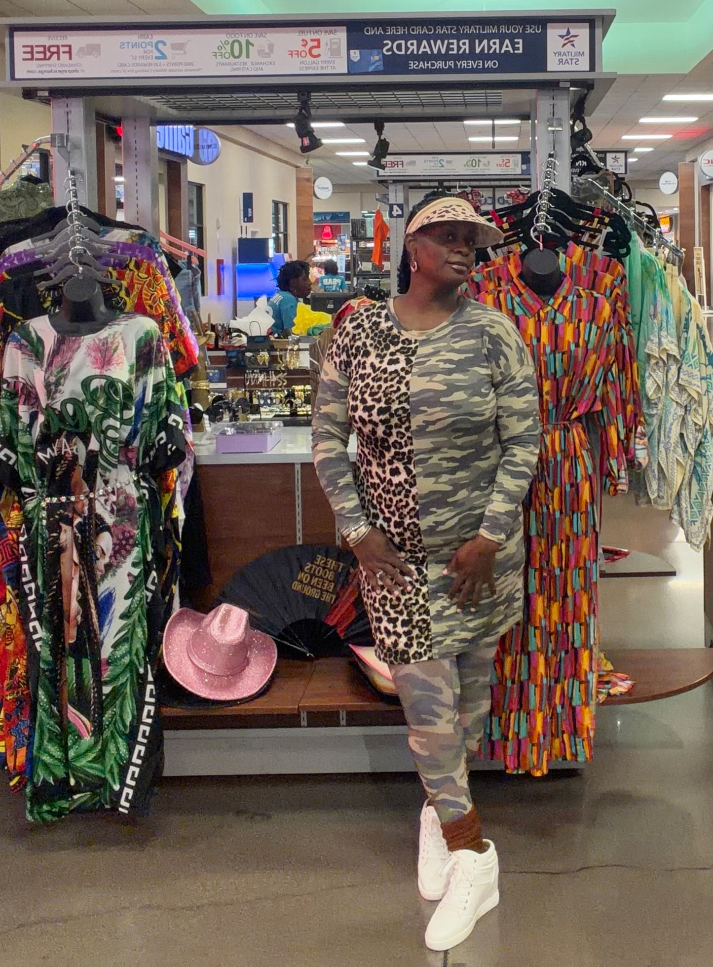 Camo & Leopard Safari Dress