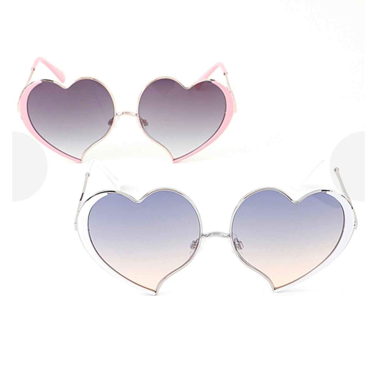 Luxury Flirt – Heart Frame Sunglasses