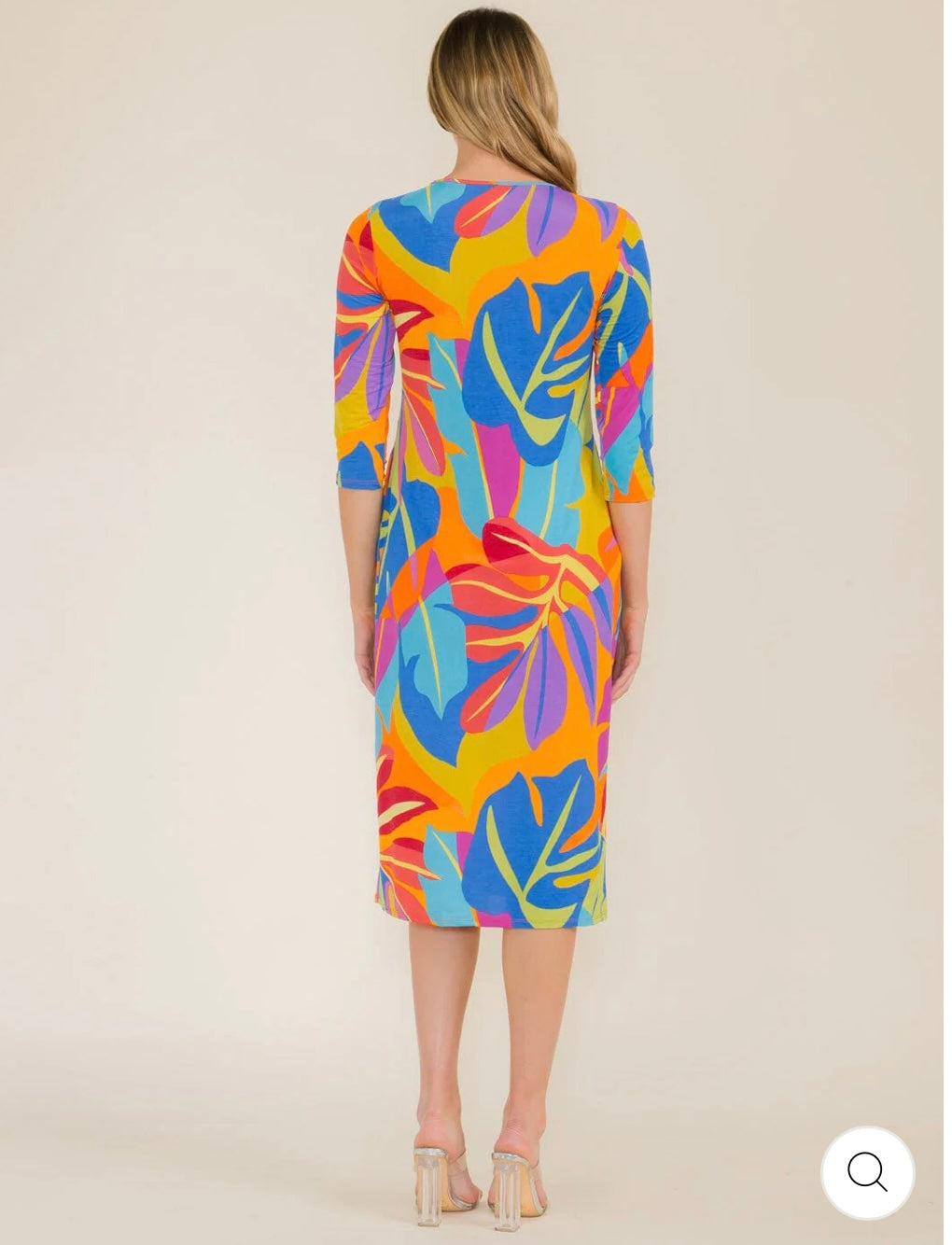 “Palm Springs Breeze” Pocket Midi Dress