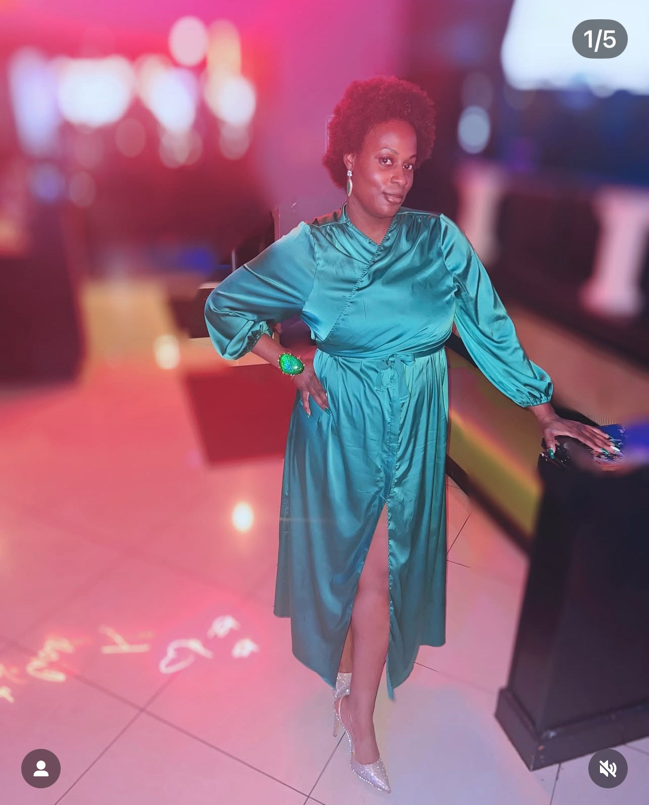 Envy Me Satin Wrap Maxi