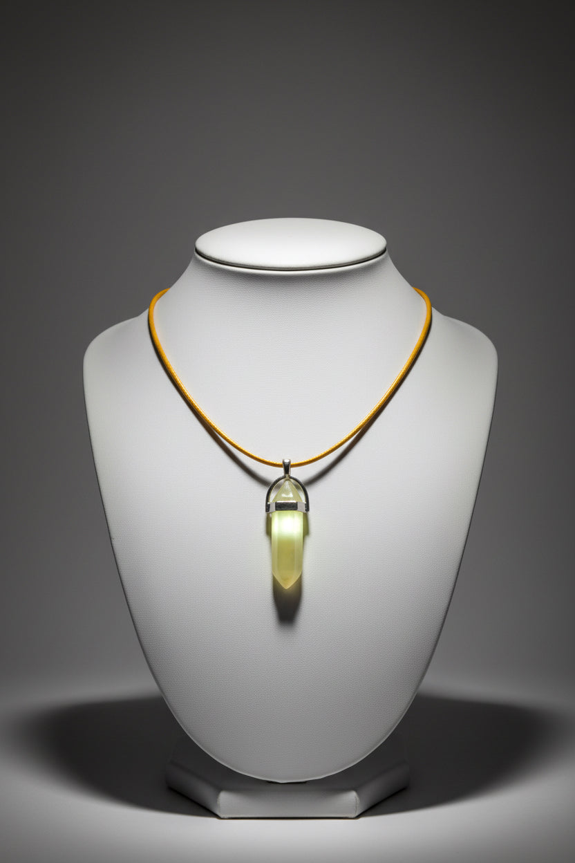 Golden Whisper Pendant Necklace
