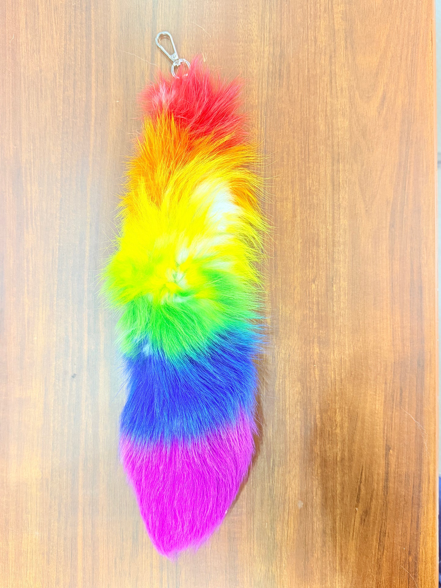 Rainbow Rush Fox Tail