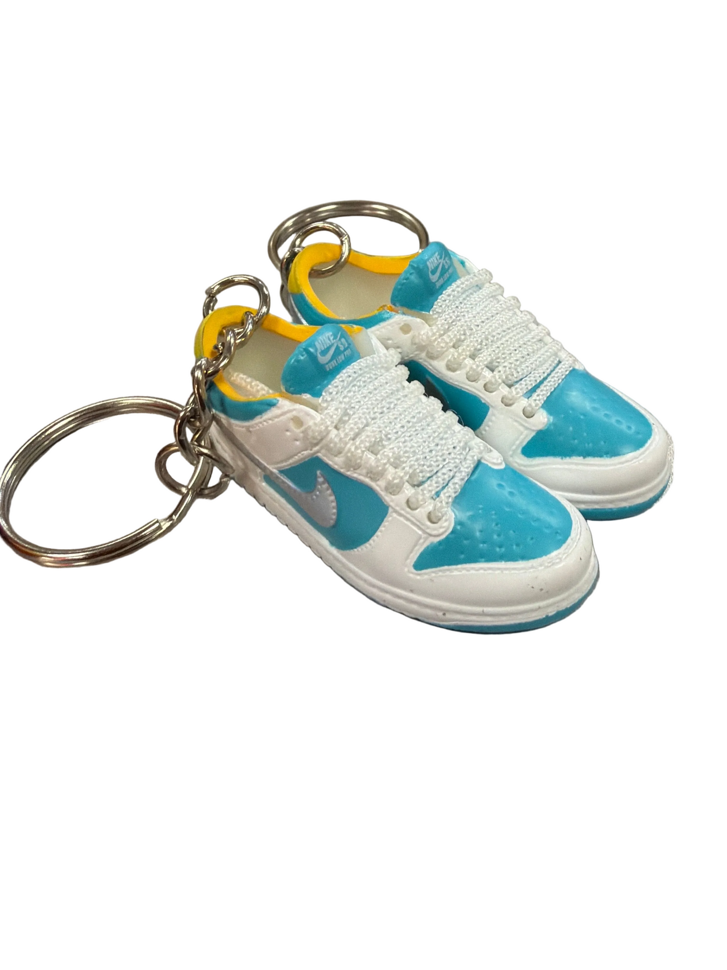 Mini Sneaker Collectible Keychain Set – Blue Splas