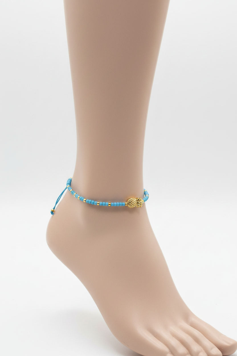 Golden Pineapple Wish Bracelet