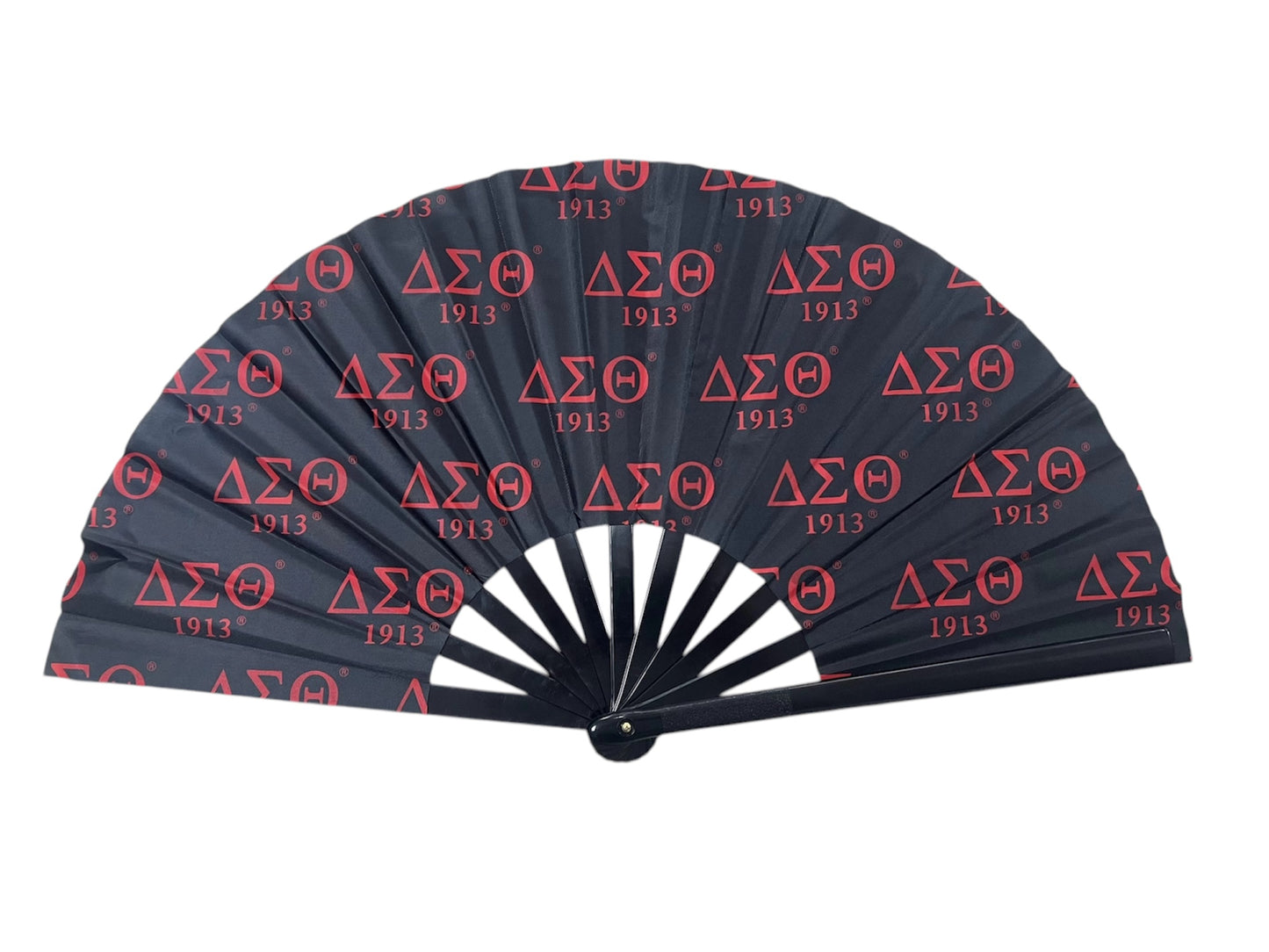 Delta Noir Fan – Jumbo 13-Inch Edition