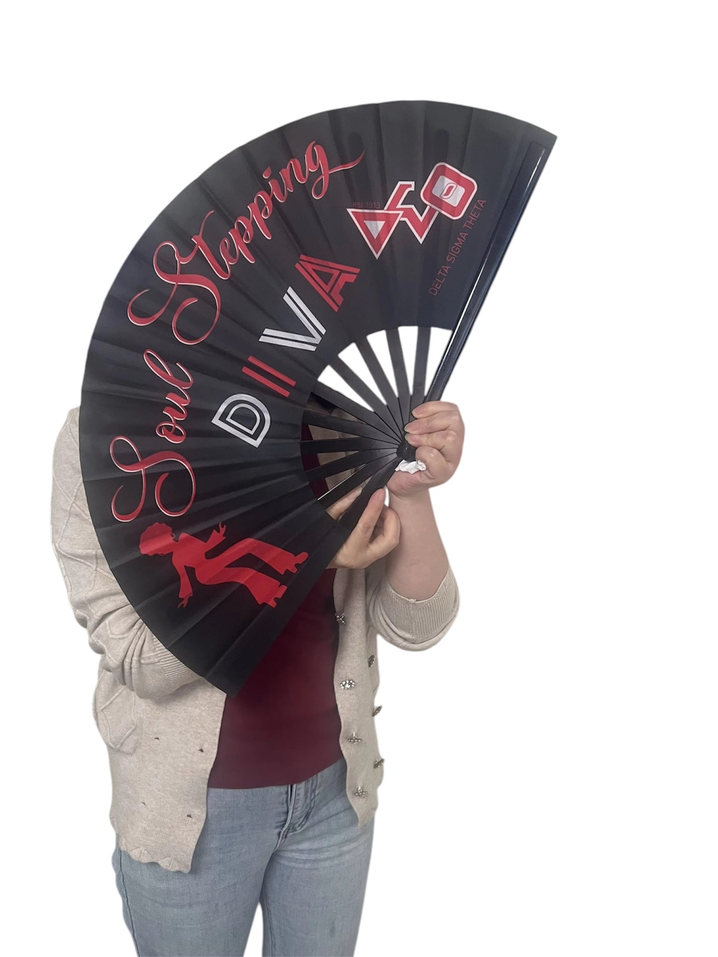 Soul Stepping Diva Fan – Jumbo 13-Inch Edition