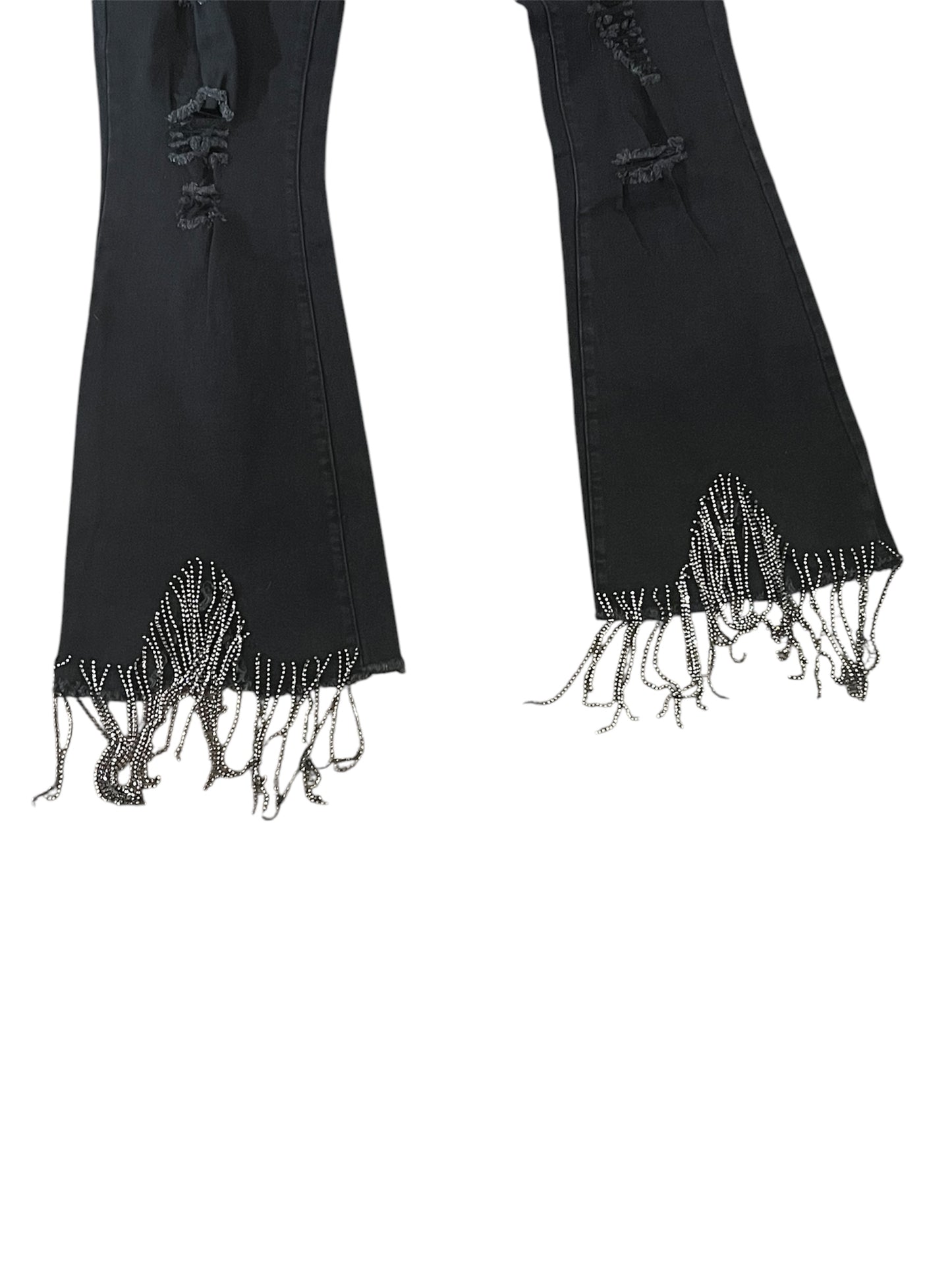 Starfall Fringe Denim Jeans