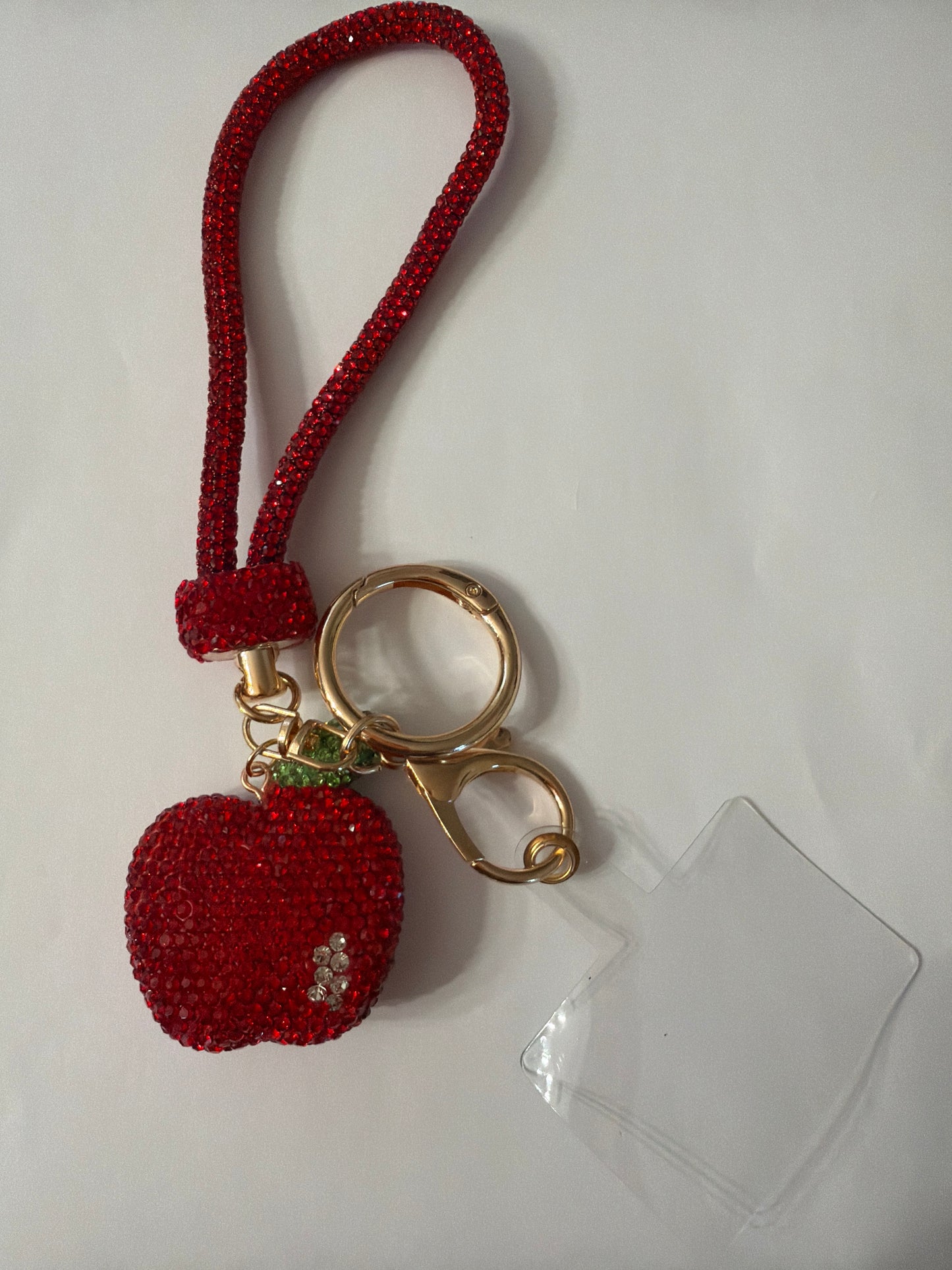 Bling Initial Phone Wristlet Keychain