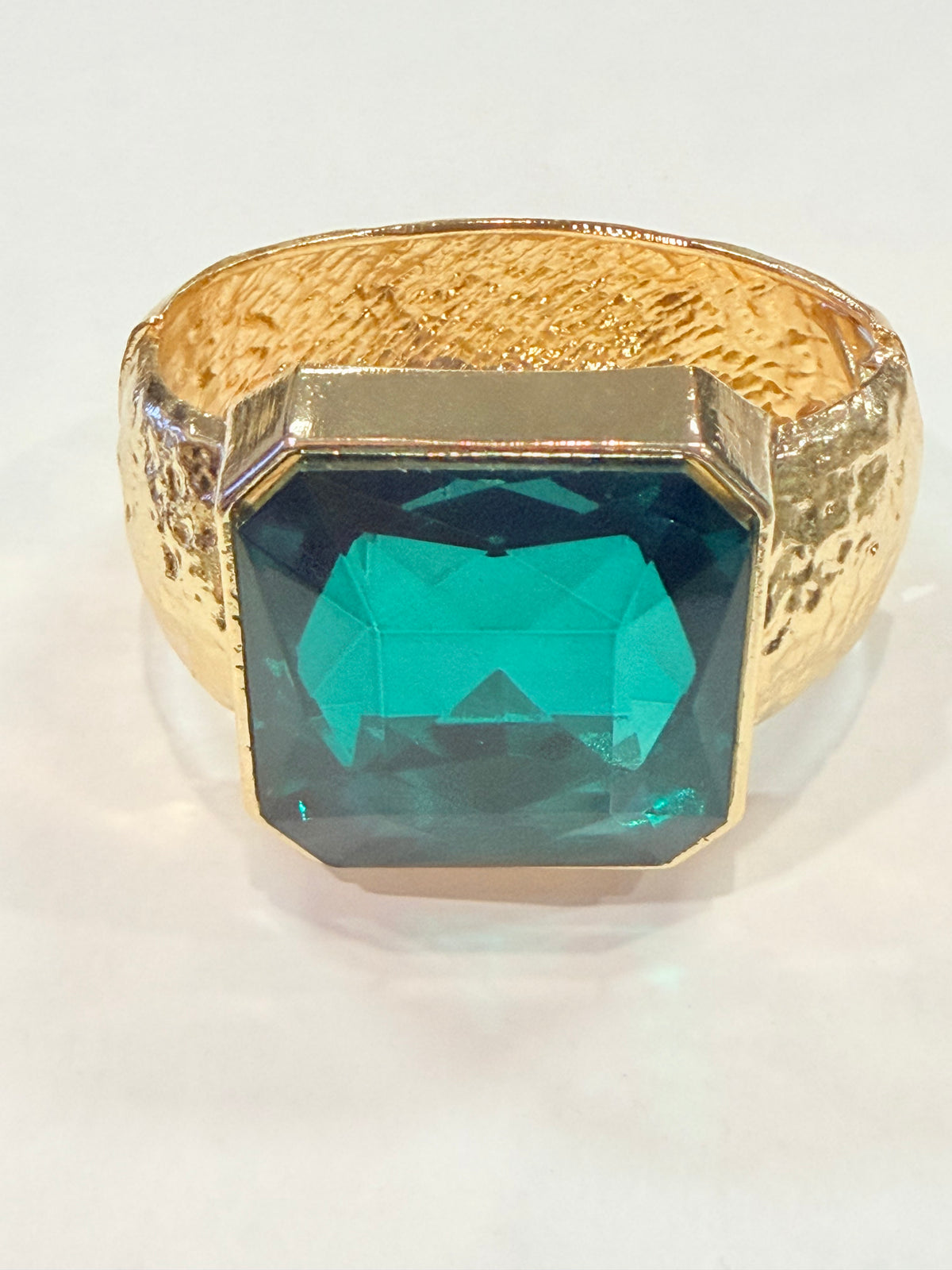 Emerald Authority Statement Bangle