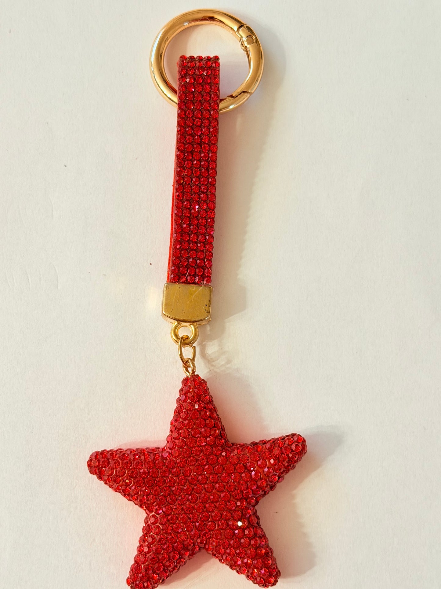 Bling Rhinestone Strap Keychains