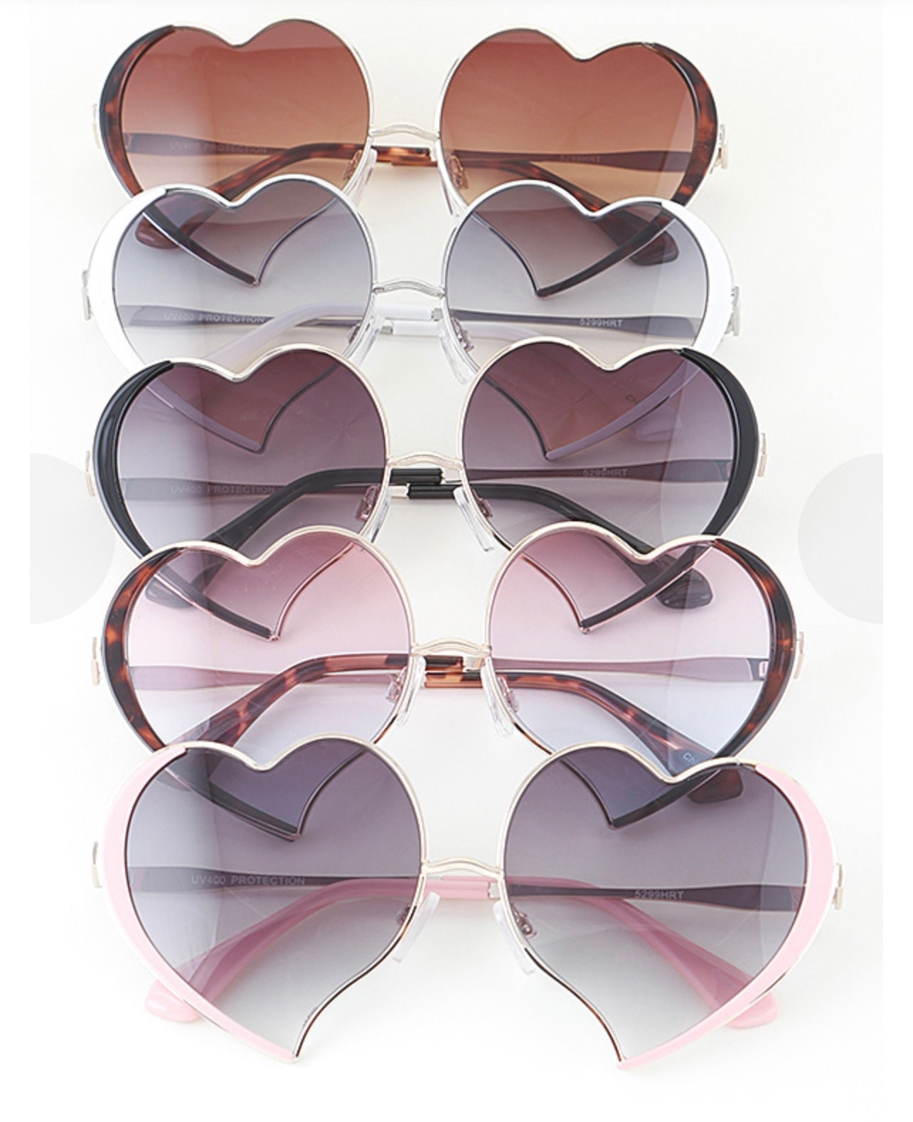 Luxury Flirt – Heart Frame Sunglasses