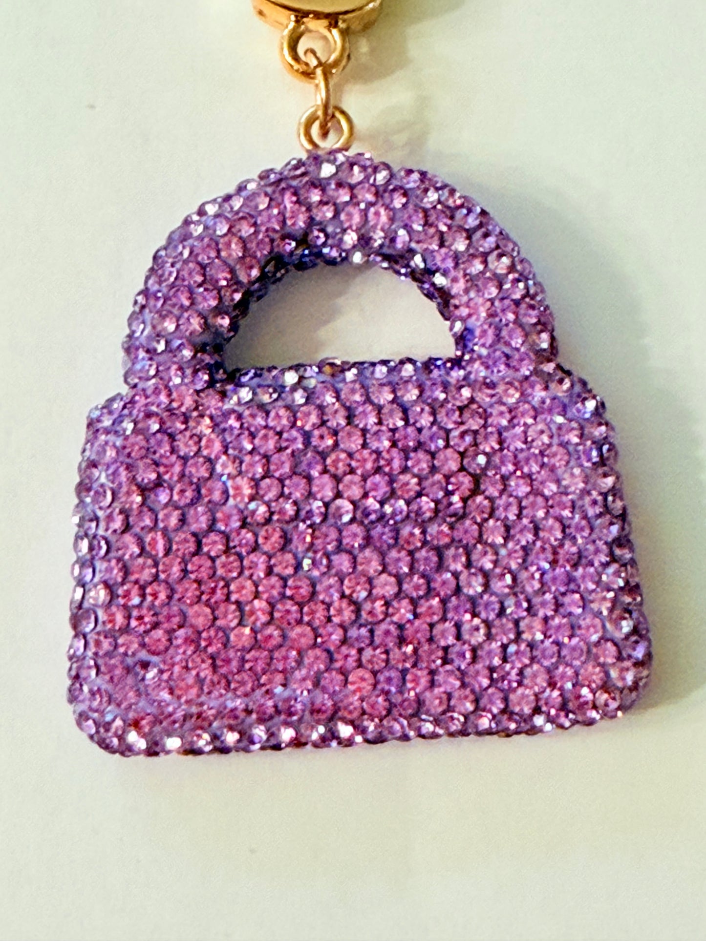 Bling Rhinestone Strap Keychains