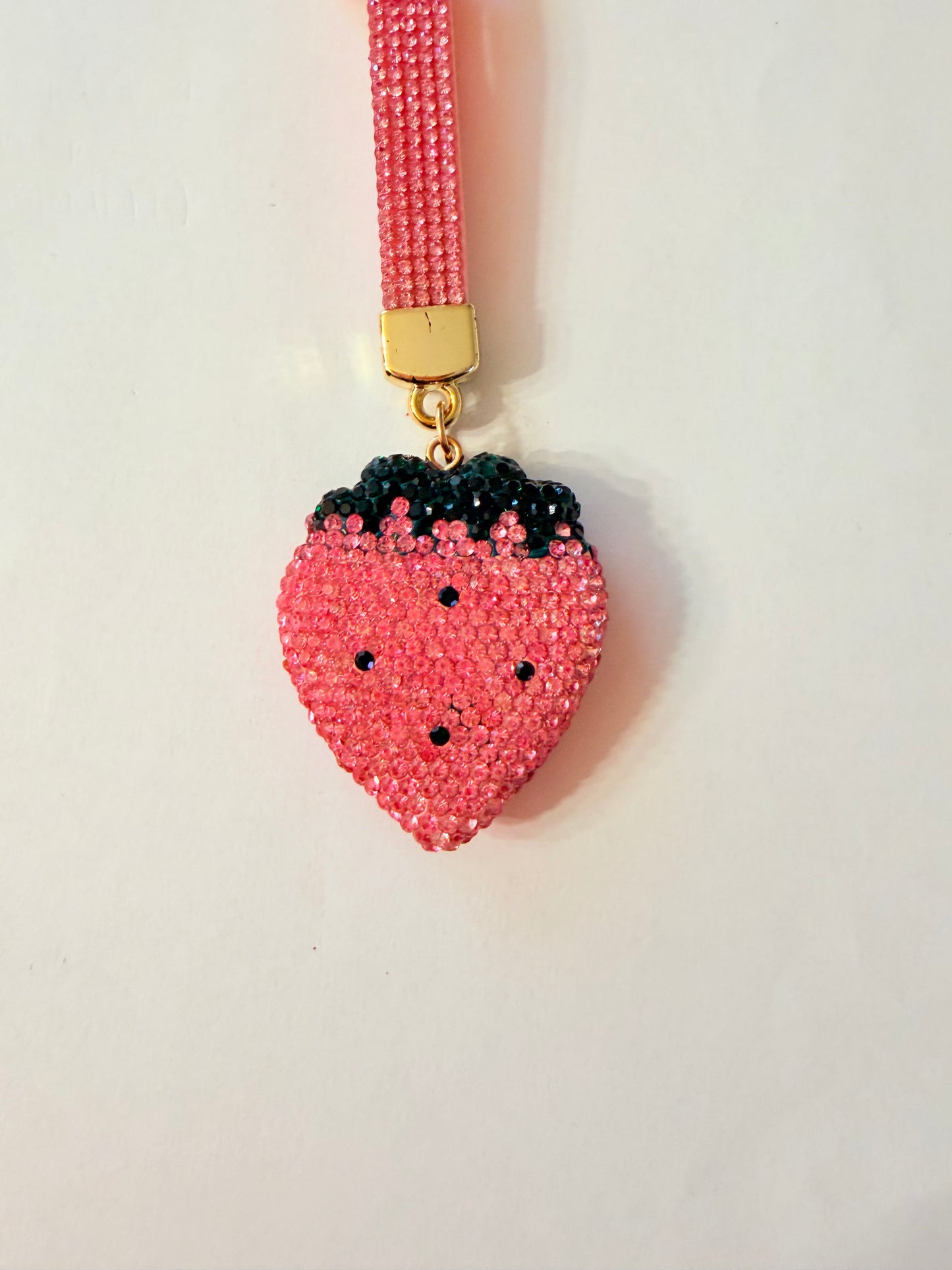 Bling Rhinestone Strap Keychains