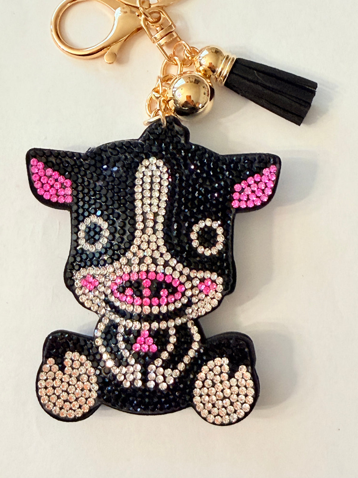 Soft Plush Bling Keychains