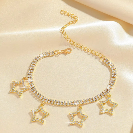 Wish Upon a Star Bling Anklet
