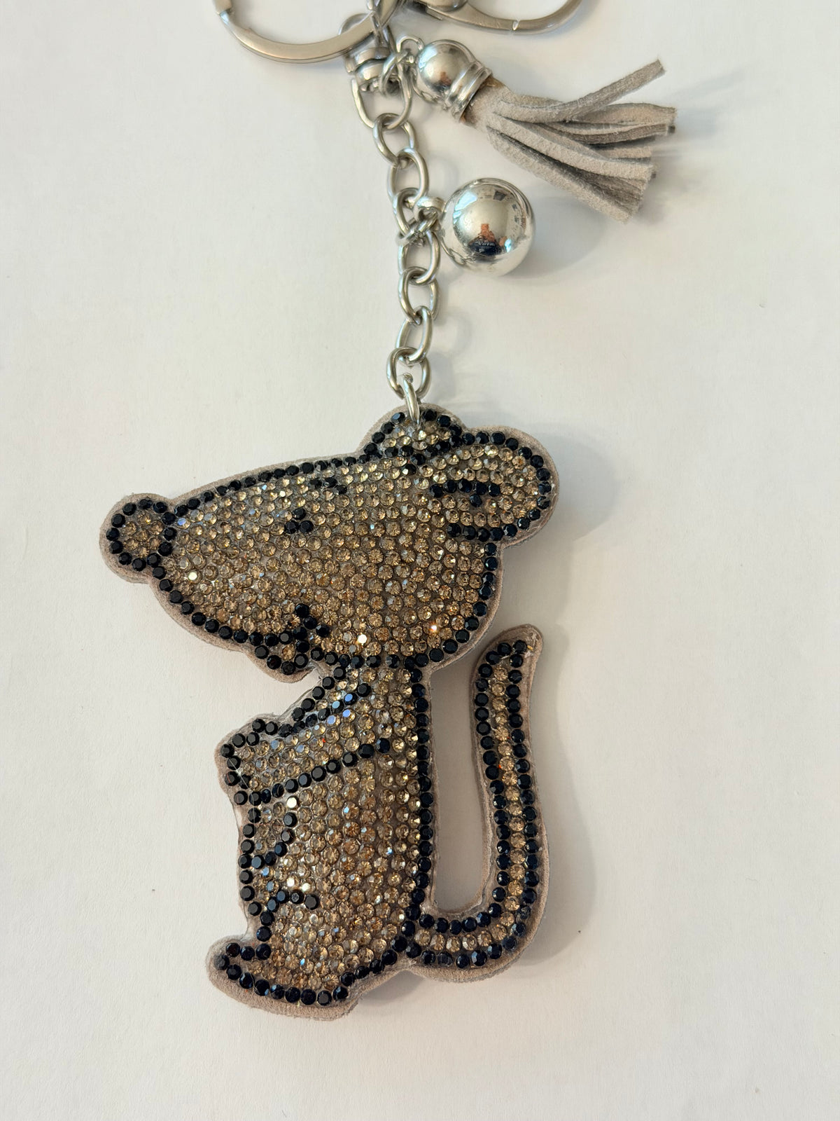 Soft Plush Bling Keychains