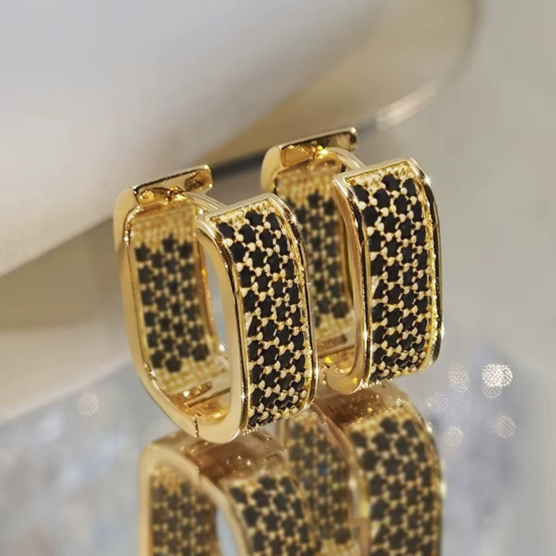 Caught in the Light Bling Hoops