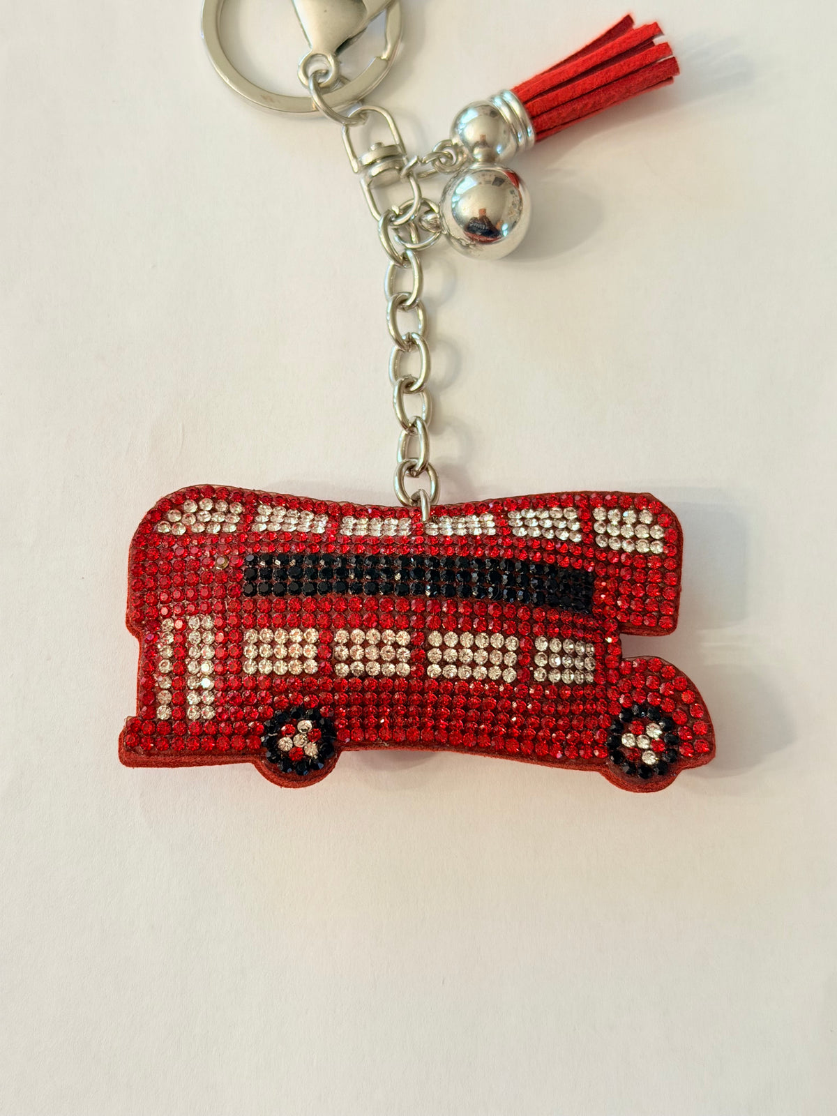 Soft Plush Bling Keychains