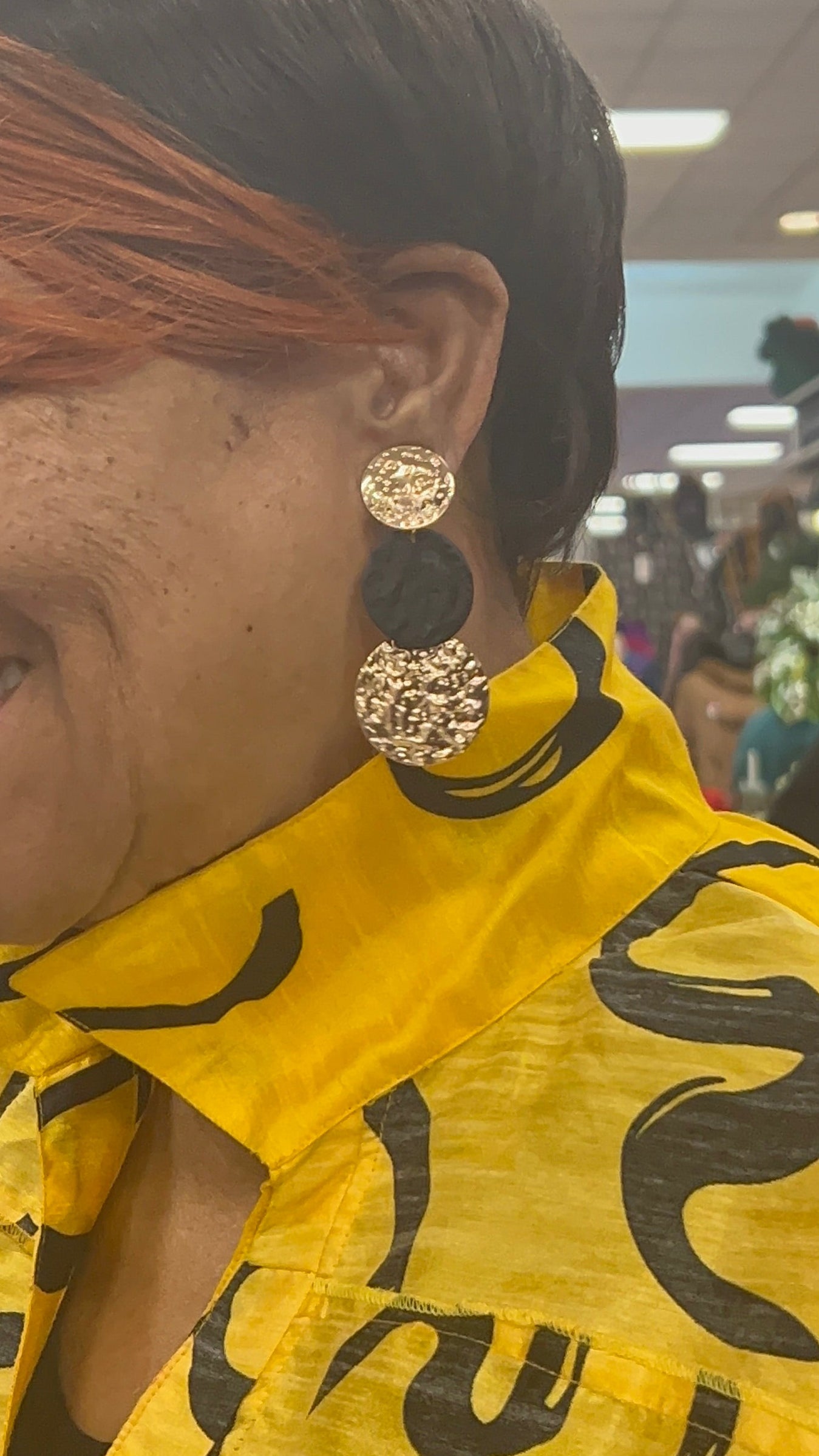Textured Statement Earring