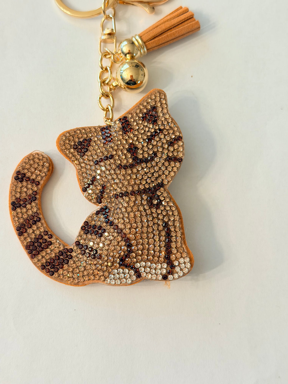Soft Plush Bling Keychains