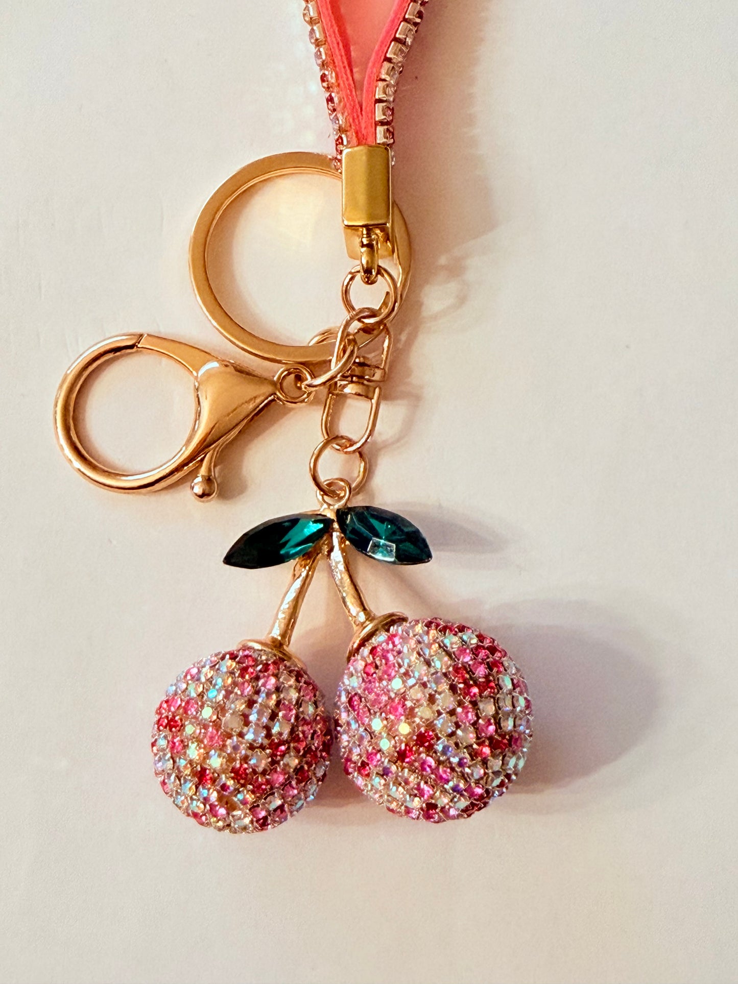 Bling Rhinestone Strap Keychains