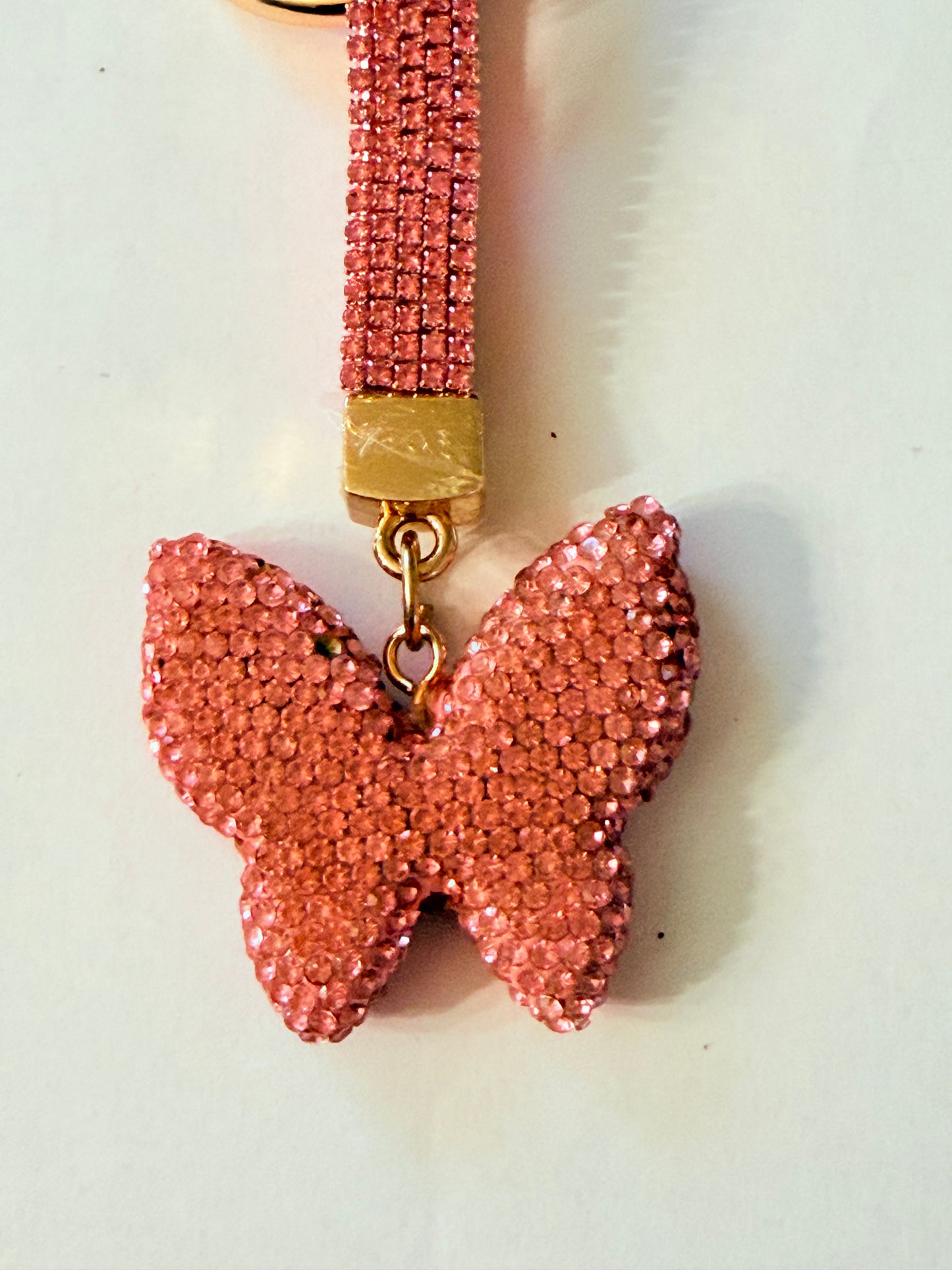 Bling Rhinestone Strap Keychains
