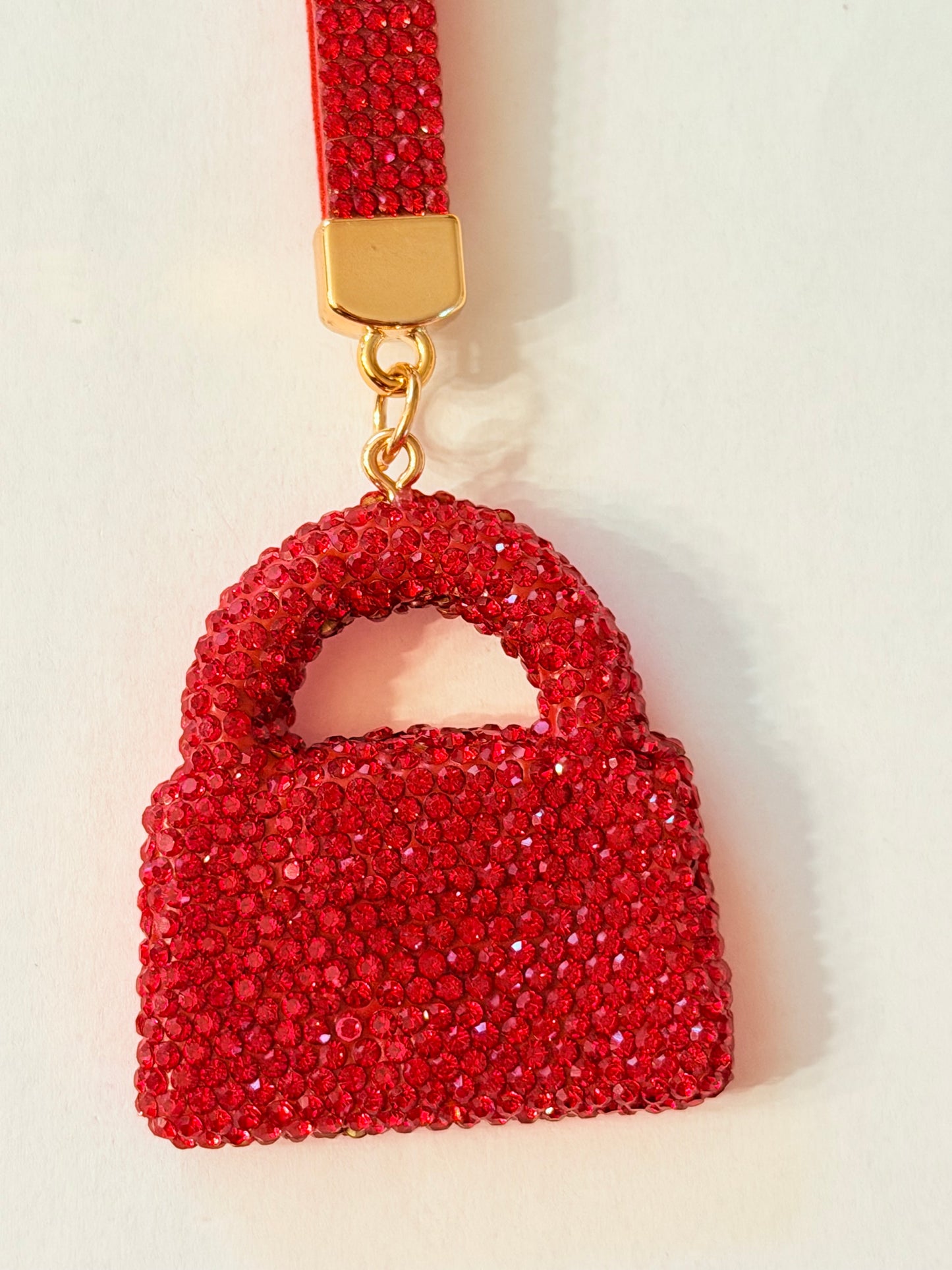 Bling Rhinestone Strap Keychains