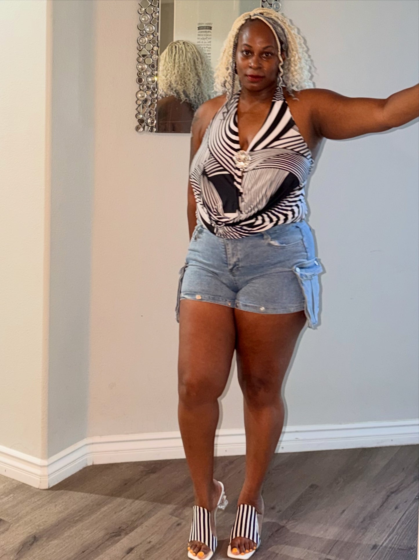 Switch Up Denim Duo – Convertible Cargo Set