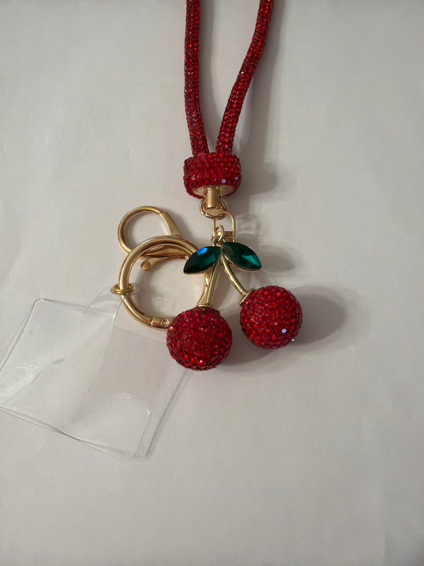 Bling Initial Phone Wristlet Keychain
