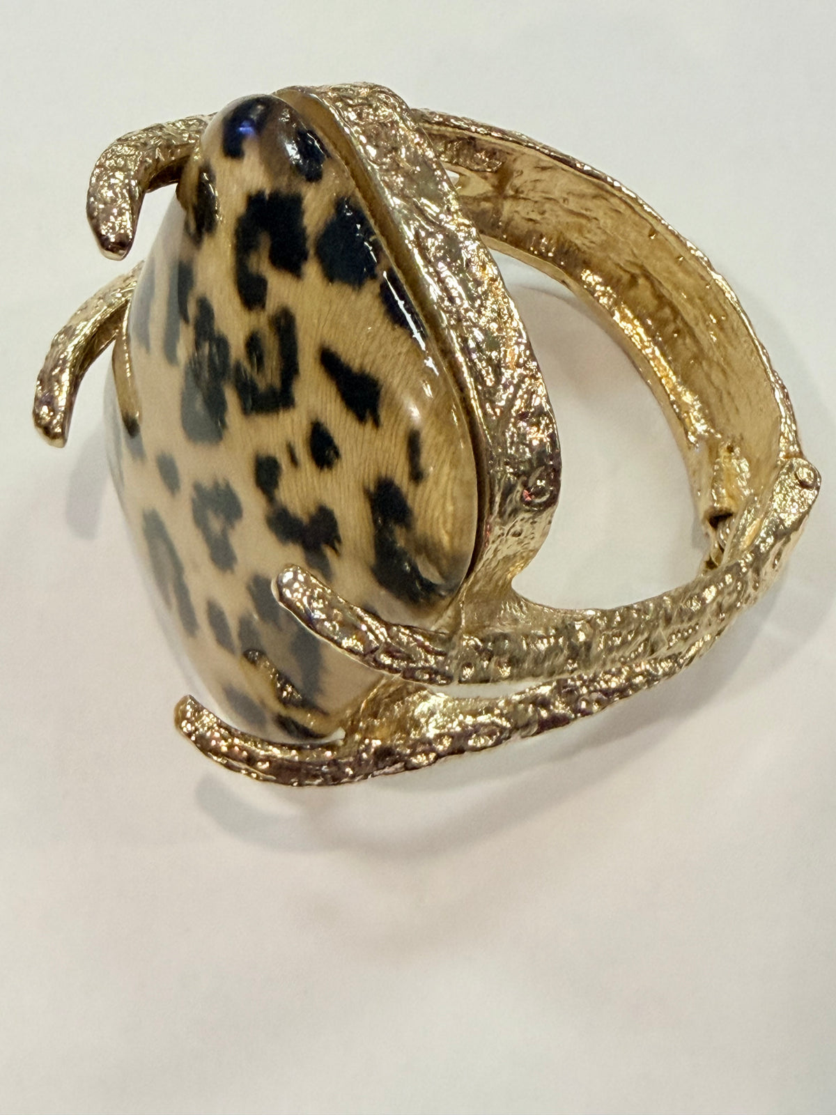 Wild Side Leopard Statement Bangle