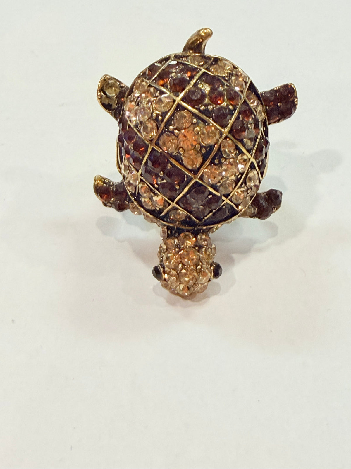 Jeweled Turtle Stretch Ring