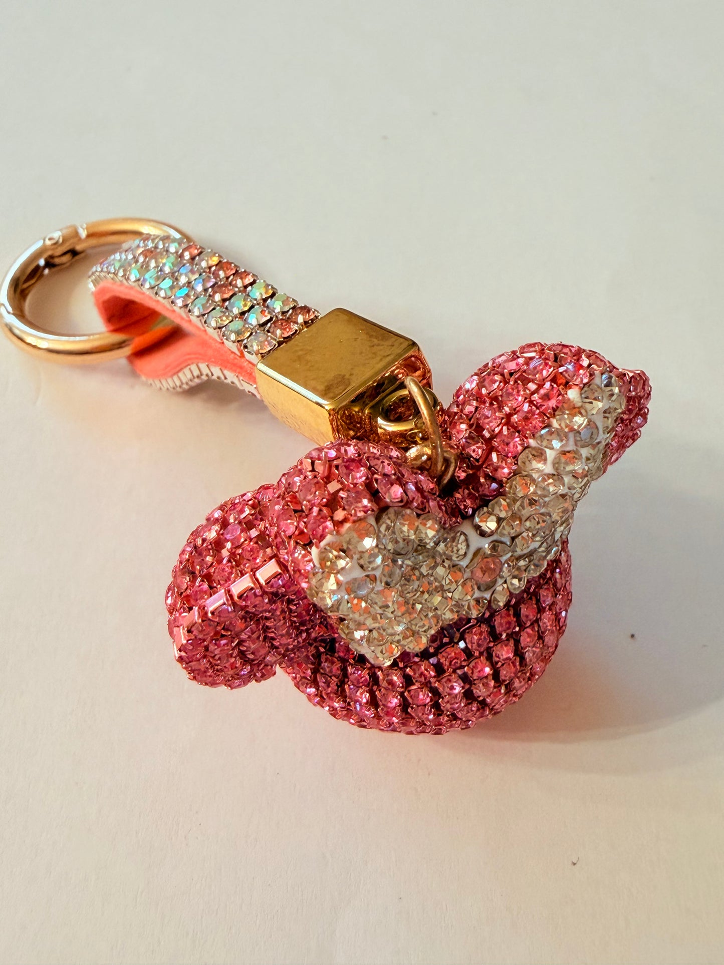 Bling Rhinestone Strap Keychains