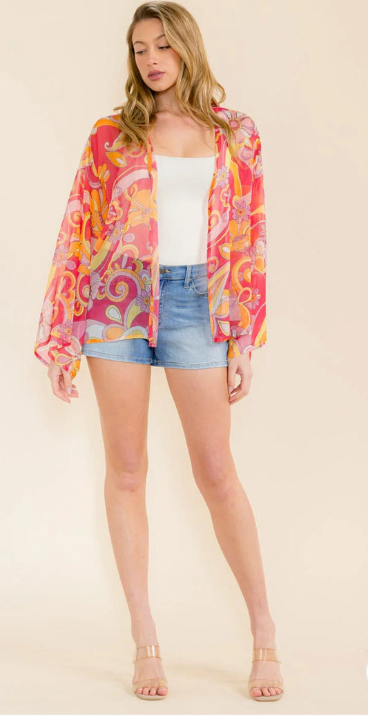 Boogie Bloom Kimono