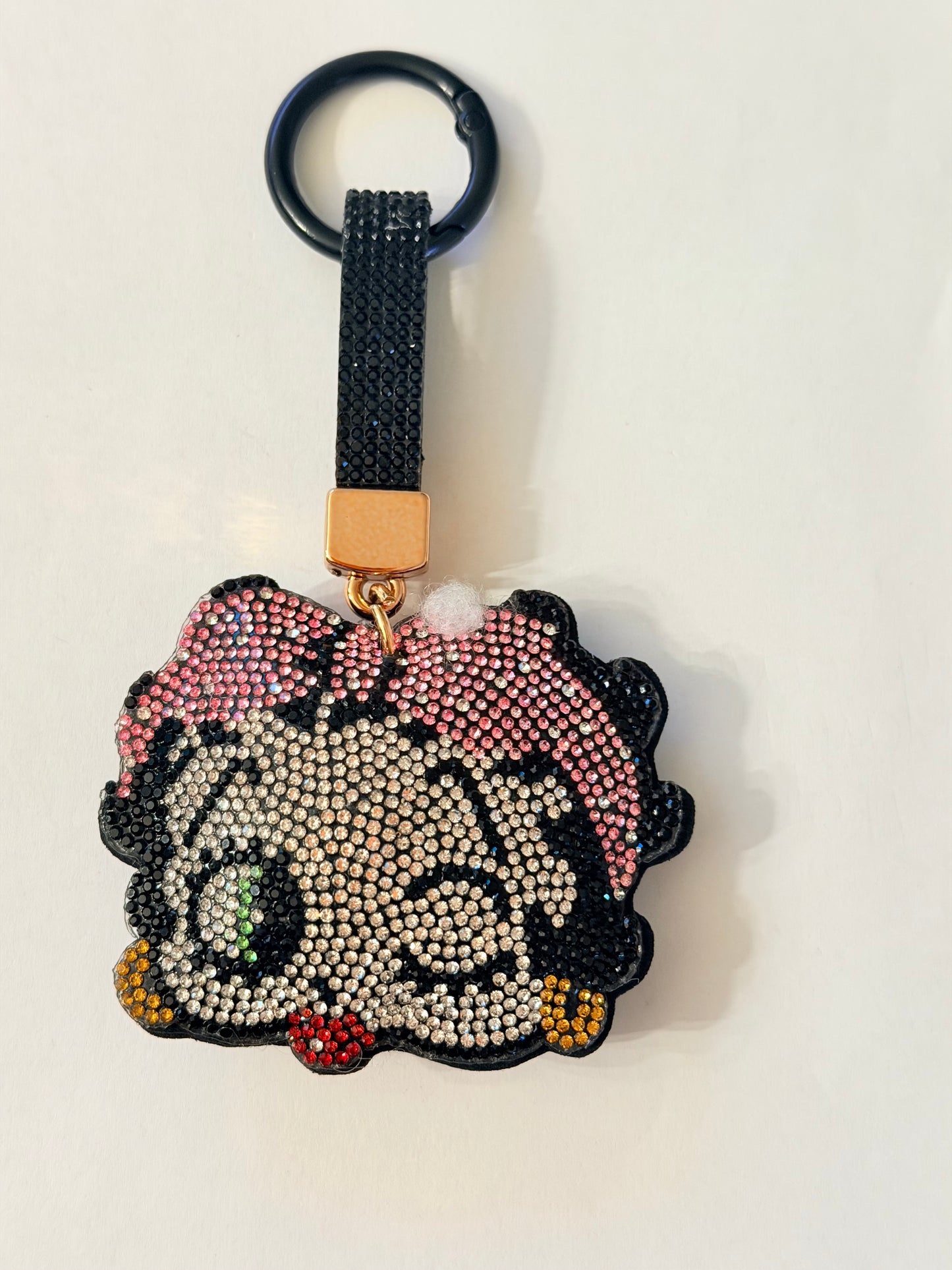 Soft Plush Bling Keychains