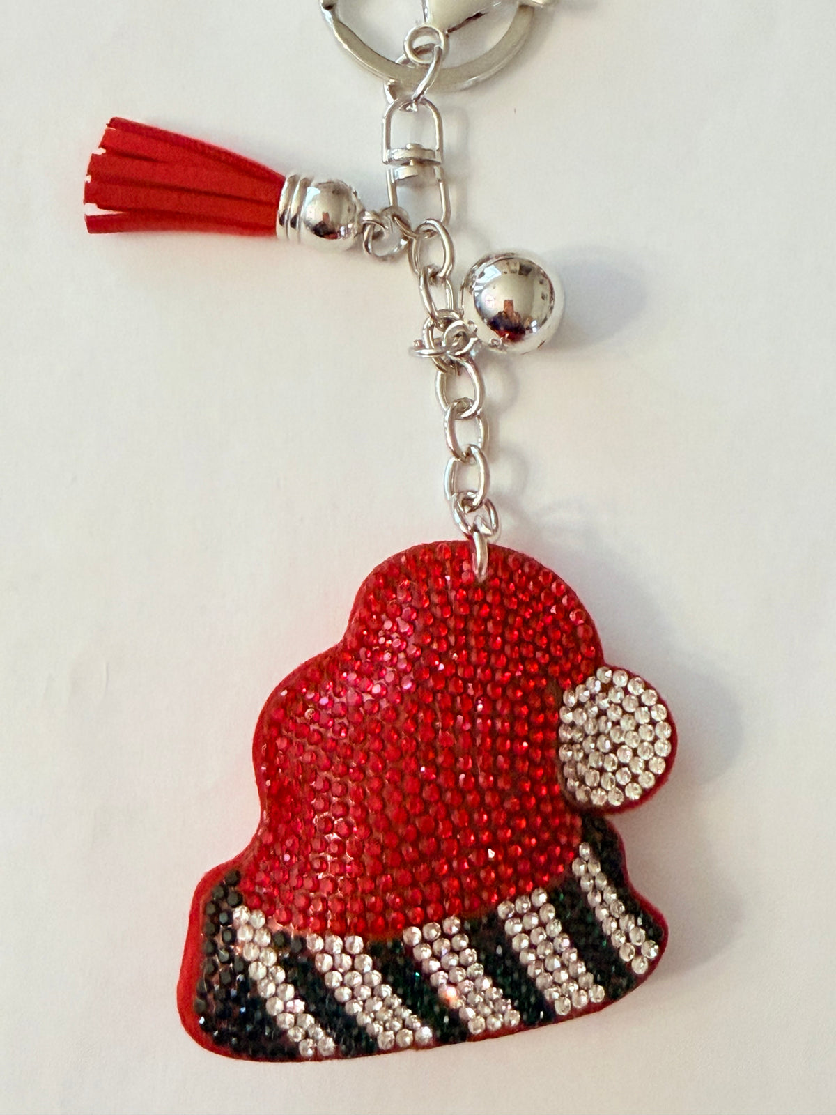 Soft Plush Bling Keychains