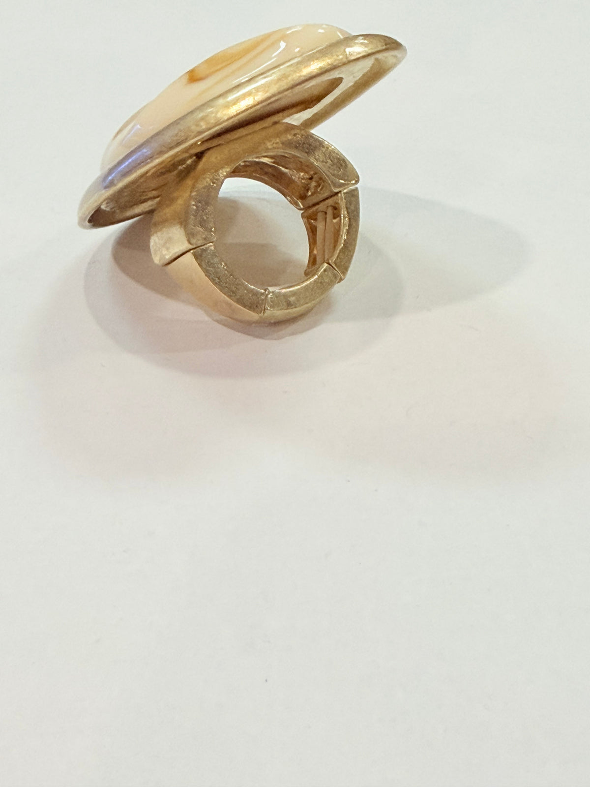 Caramel Swirl Stretch Ring