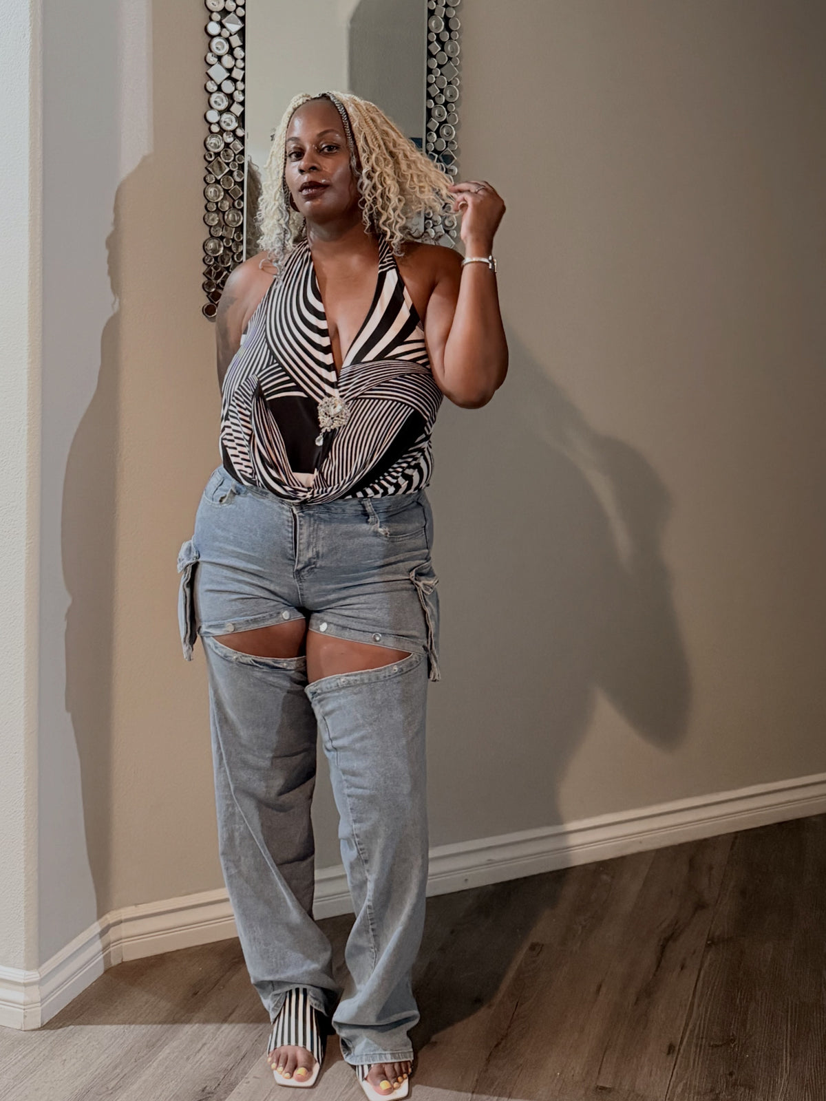 Switch Up Denim Duo – Convertible Cargo Set