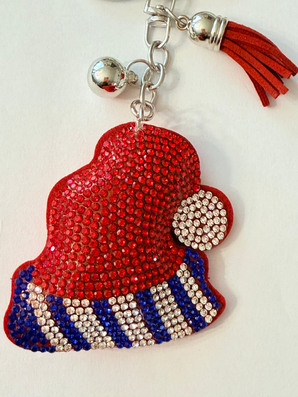 Soft Plush Bling Keychains