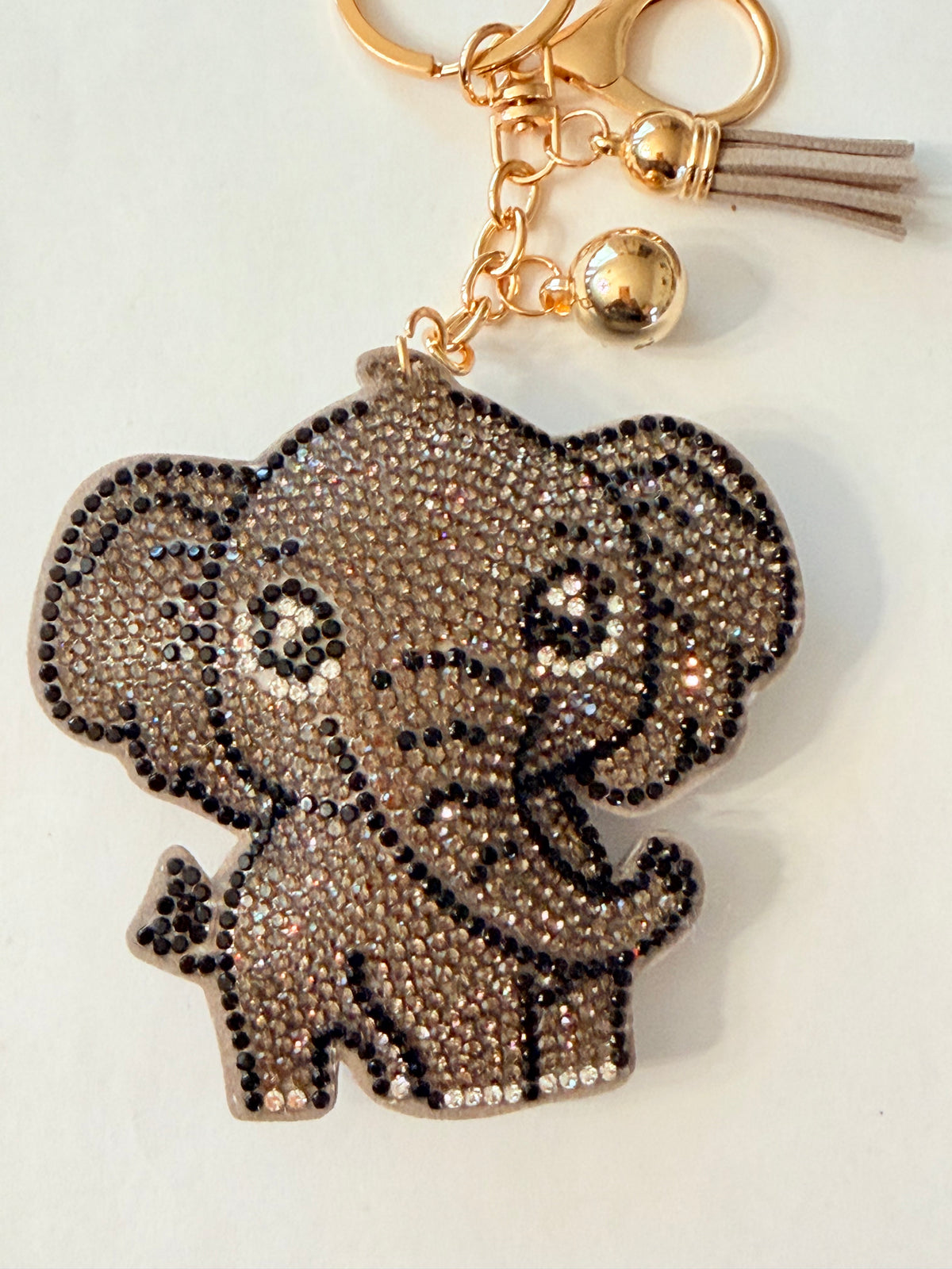 Soft Plush Bling Keychains