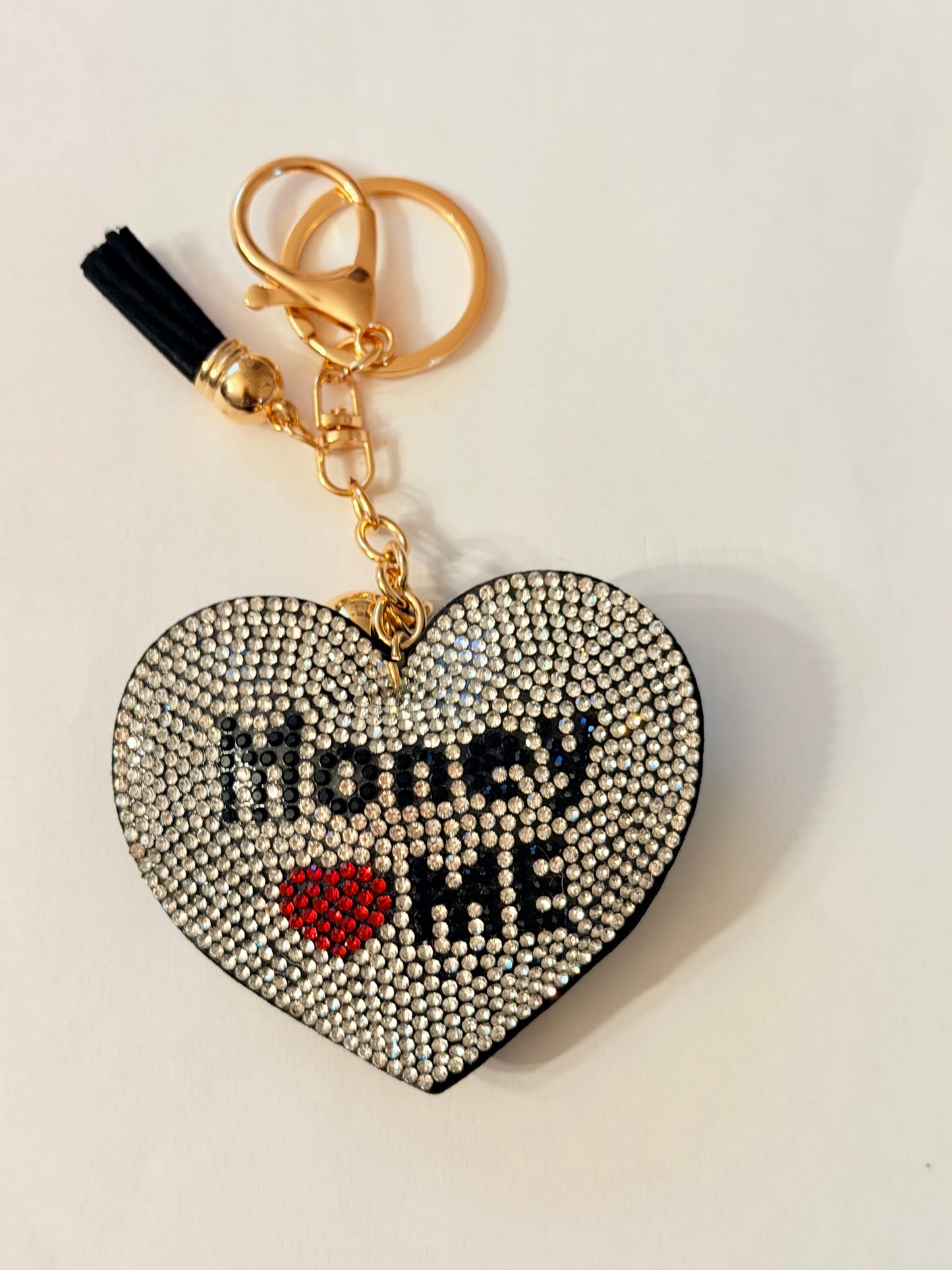 Soft Plush Bling Keychains
