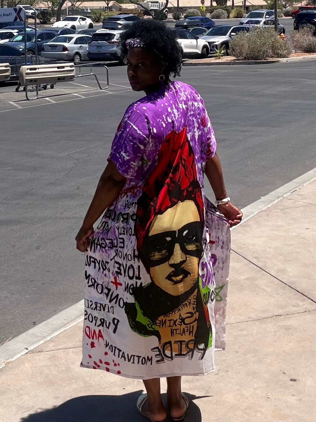 Purple Reign Statement Caftan