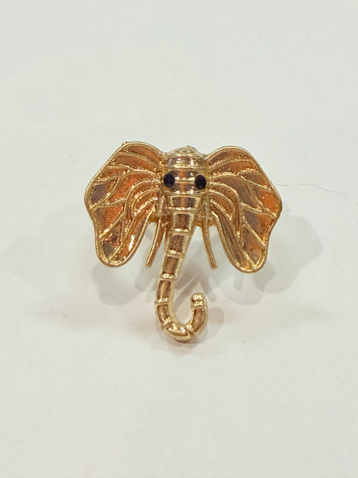 Golden Elephant Stretch Ring