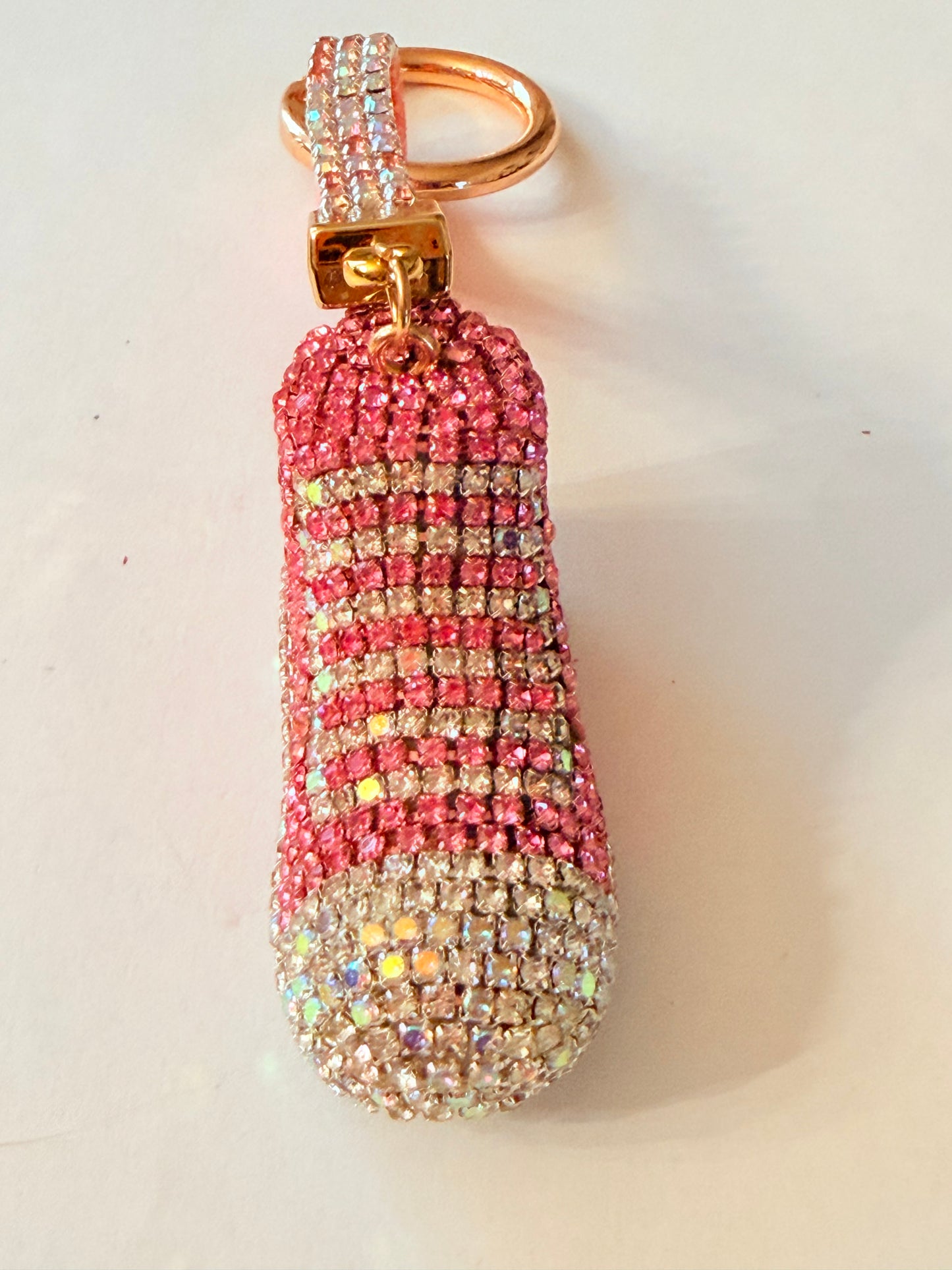 Bling Rhinestone Strap Keychains