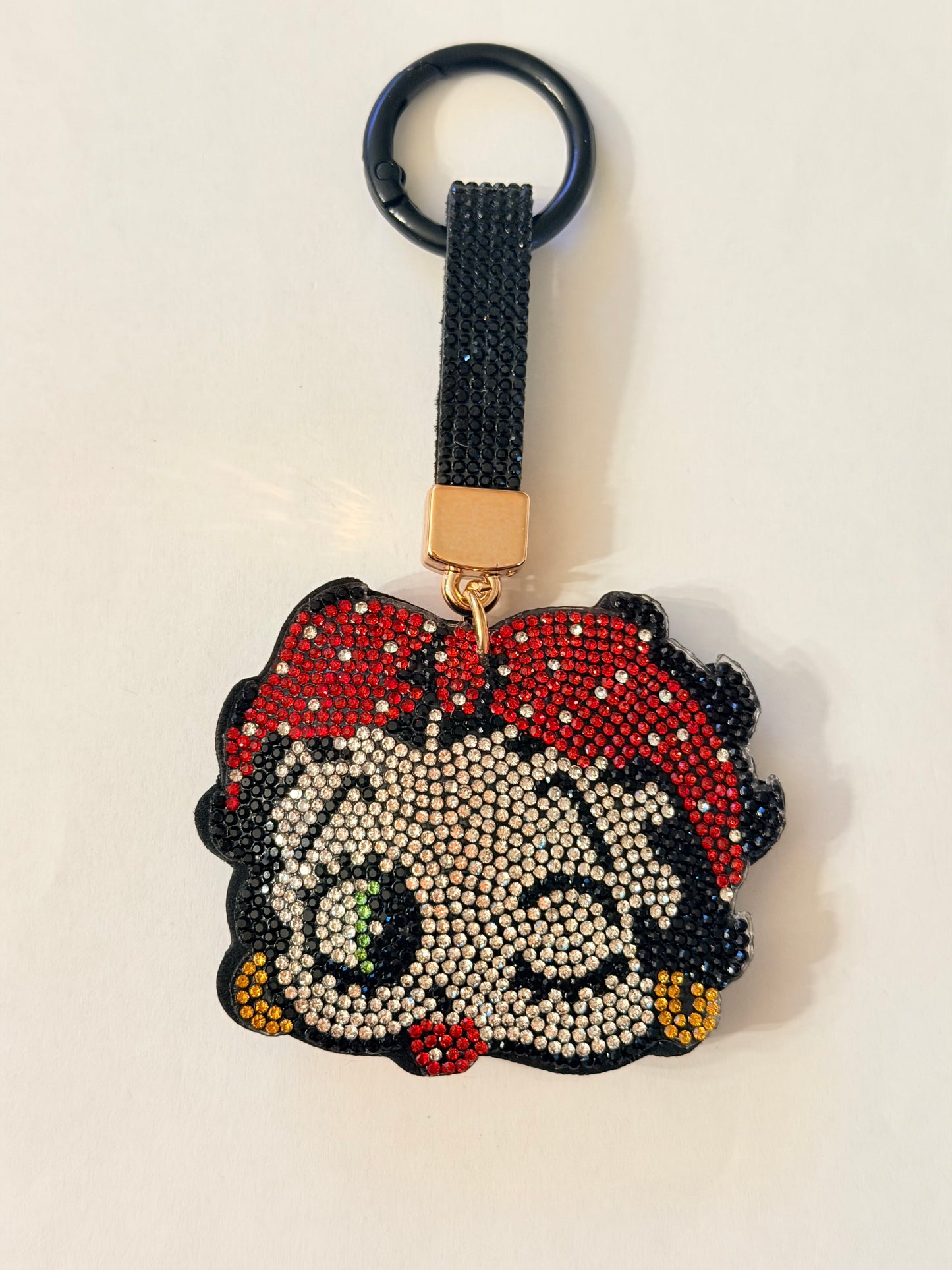 Soft Plush Bling Keychains