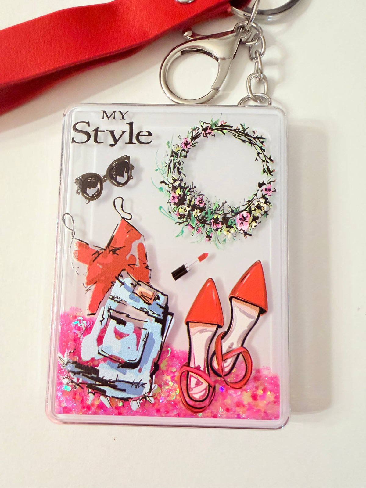 Shake & Shine 2-in-1 Mirror Keychain